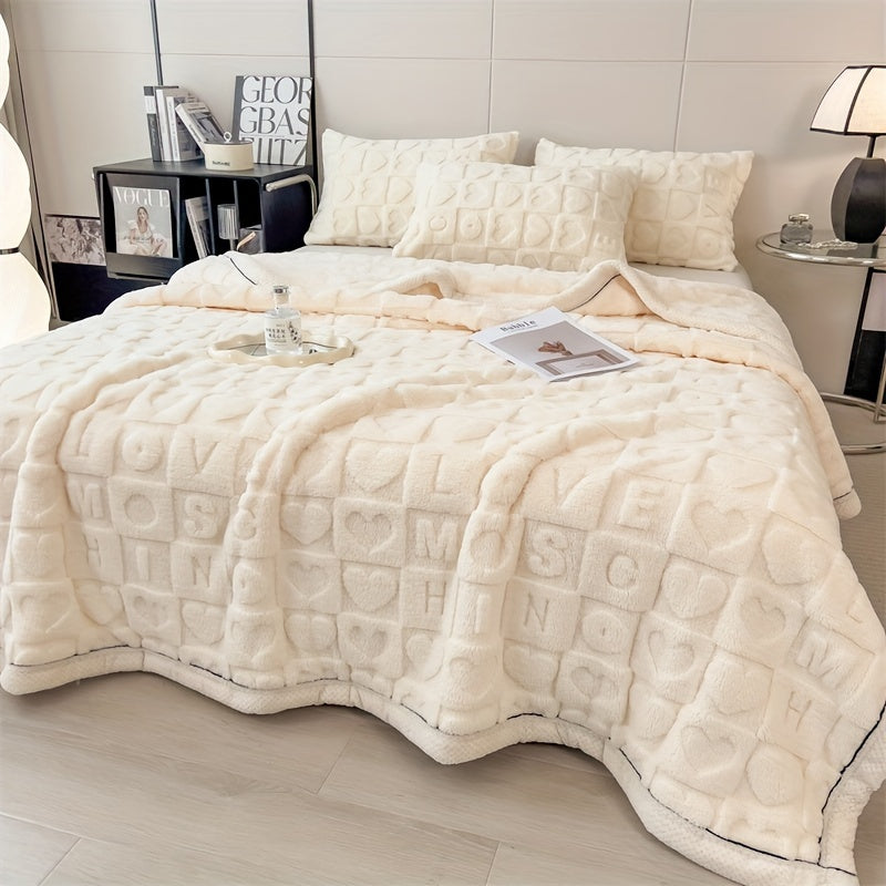 Maliben | Stylish Coral Fleece Blanket For Ultimate Comfort