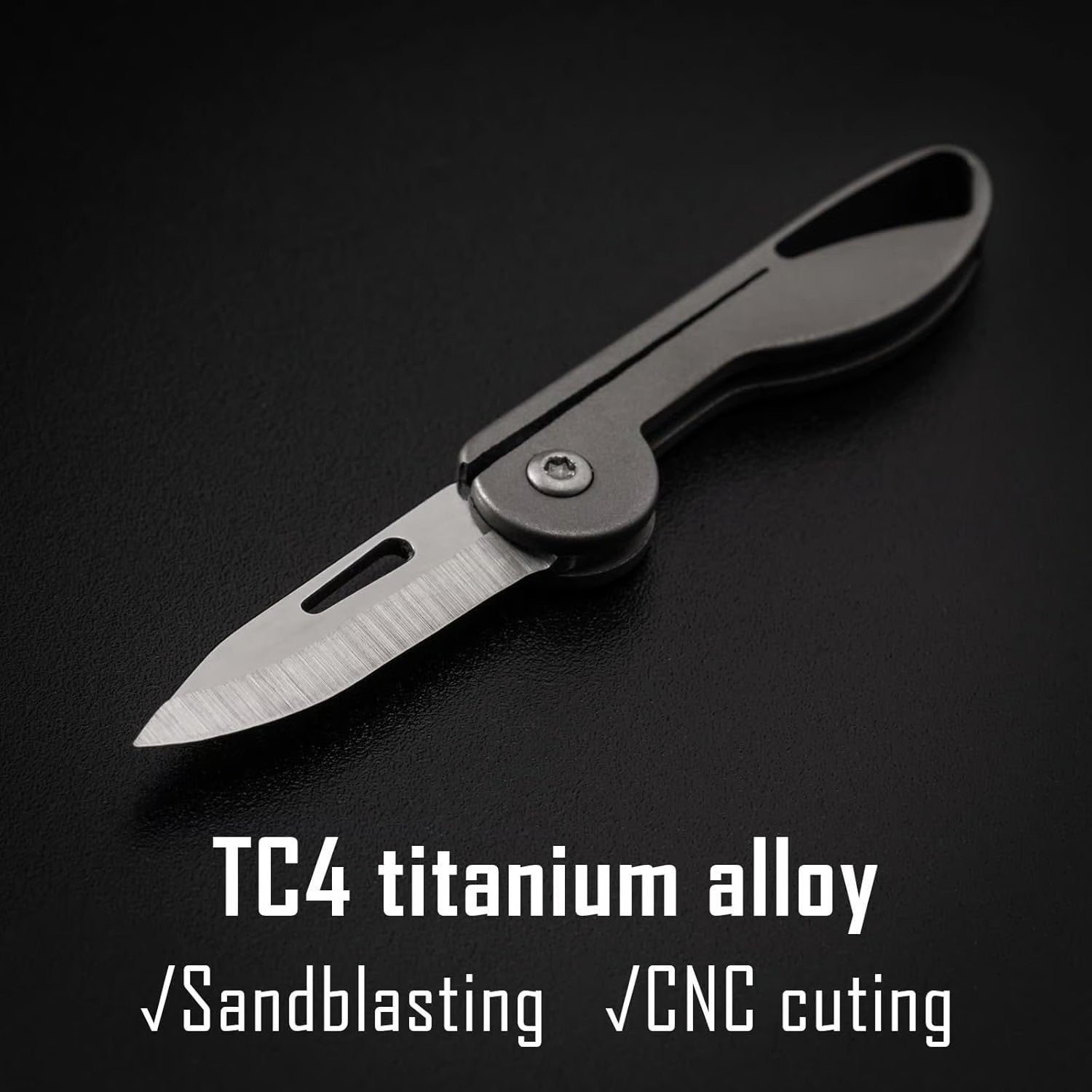 Maliben | Mini Titanium Alloy Folding Pocket Knife