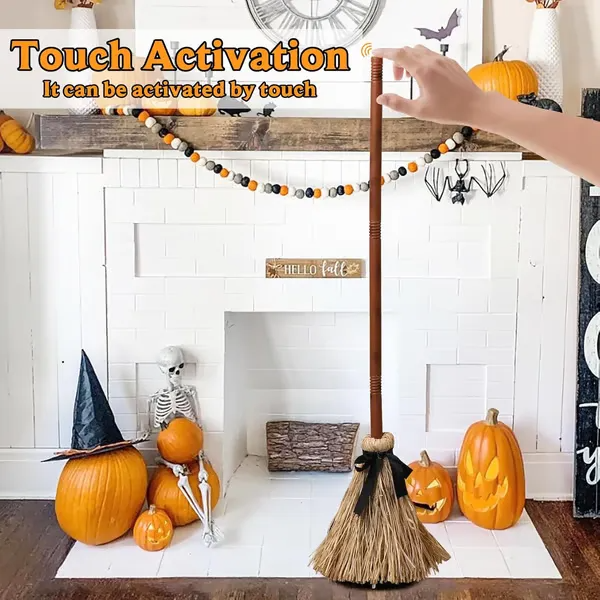 Maliben | Floating Phantombroom — Enchant Your Halloween Party With Haunting Floating And Evil Laughter