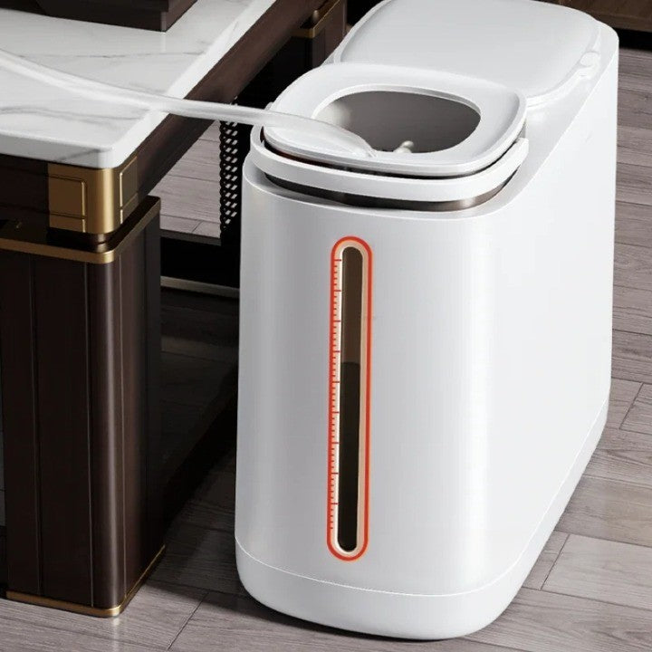 Maliben | Dual Compartment Dry Wet Section Efficient Modern Home Trash Can