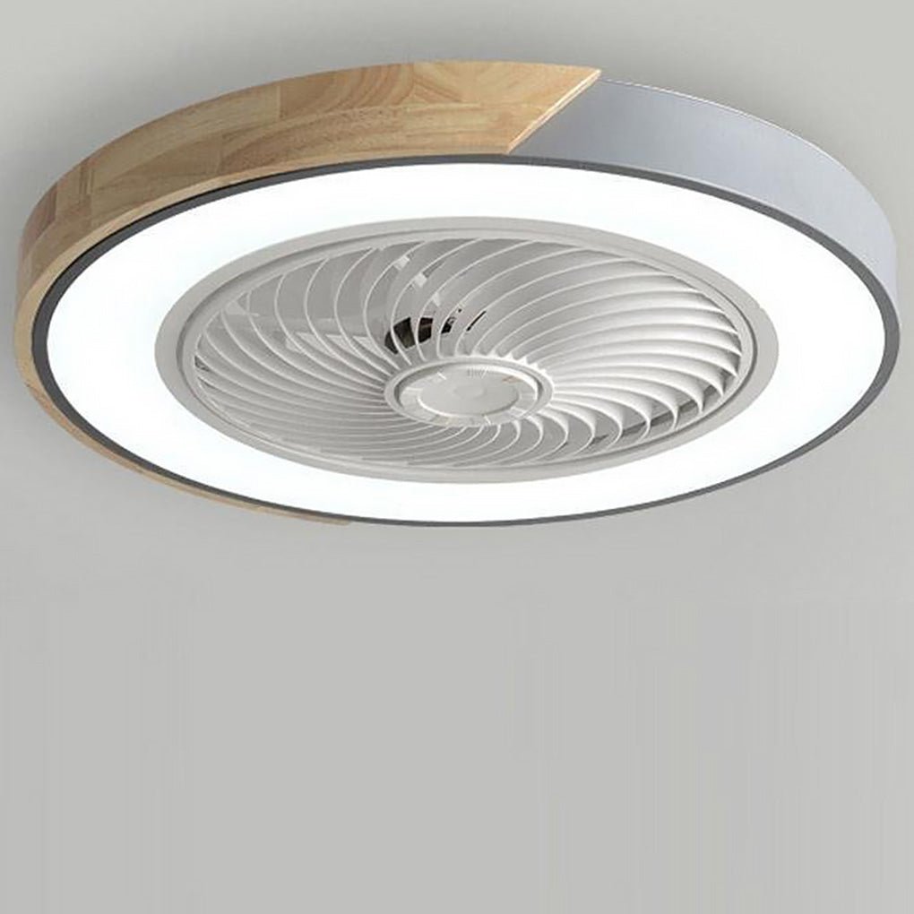Maliben | Integrated Led Ceiling Lamp And Fan Without Blades With Remote