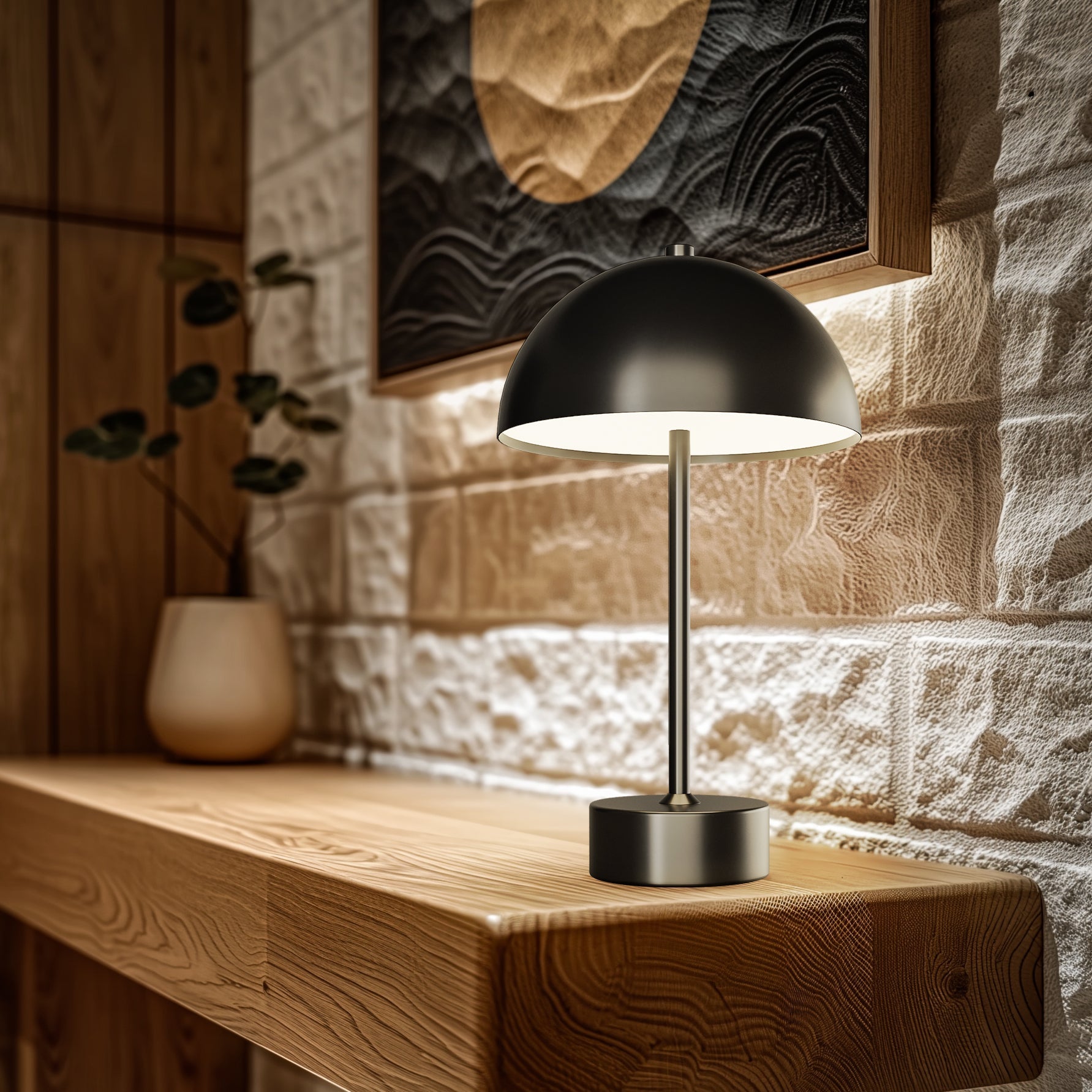Maliben | Scandilux Elegance Table Lamp – Luxurious Led Lighting With Modern Charm