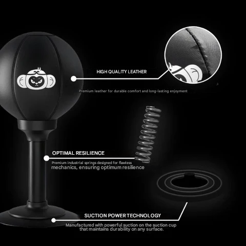 Maliben | Boxing Ball With Powerful Suction Cup - Powerstrike