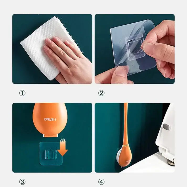 Maliben | Elegant and hygienic toilet brush made of silicone - SmartBrush