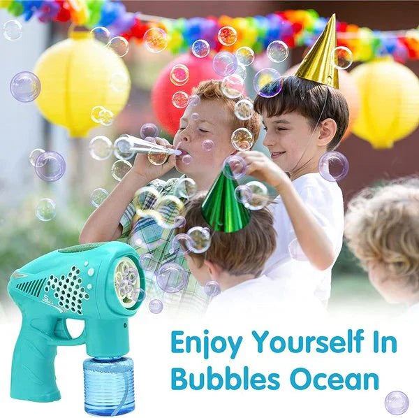 Maliben | Bubblejoy - Magical Bubble Fun Everywhere - Automatic Bubble Machine For Children