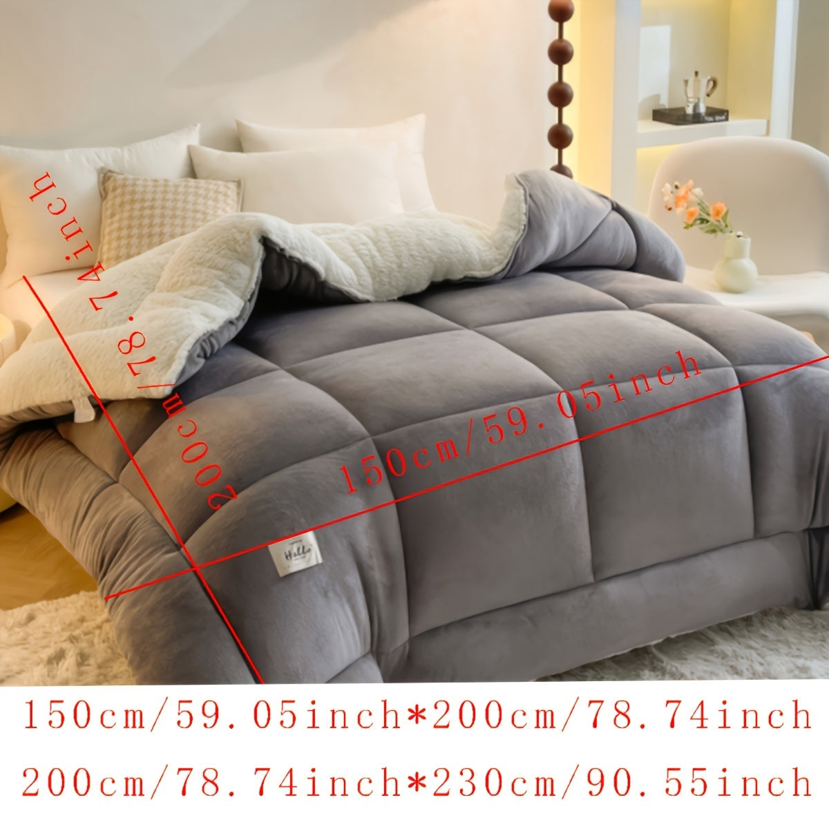Maliben | Stylish Cabin Sherpa Fleece Duvet – Ultimate Comfort & Warmth