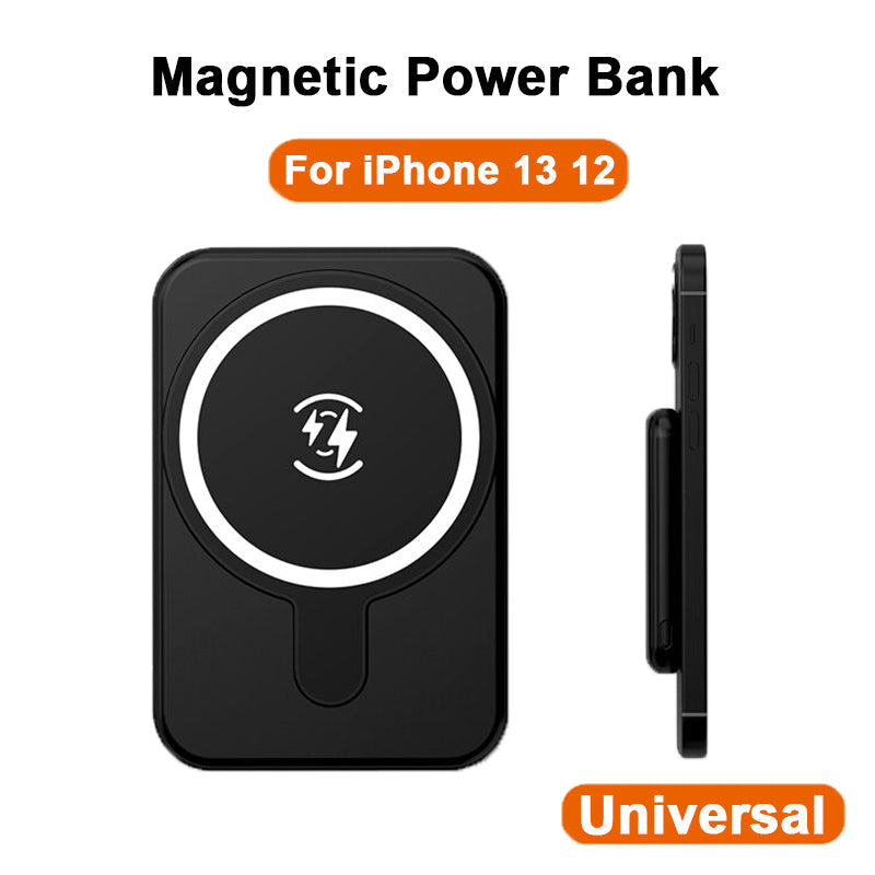 Maliben | Magnera Magnetic Power Bank 5000 Mah | Compatible With Iphones | Usb Output 5 V/2.1 A | Compact & Stylish