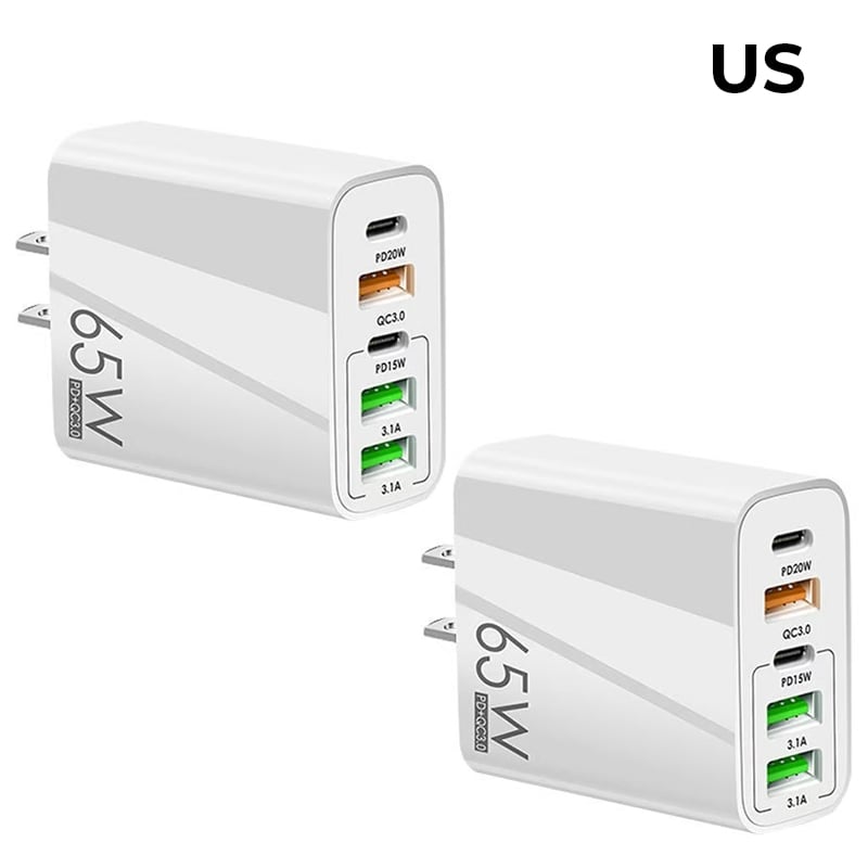 Maliben | Multi Port Adaptor 65w Fast Charger - Us Standard
