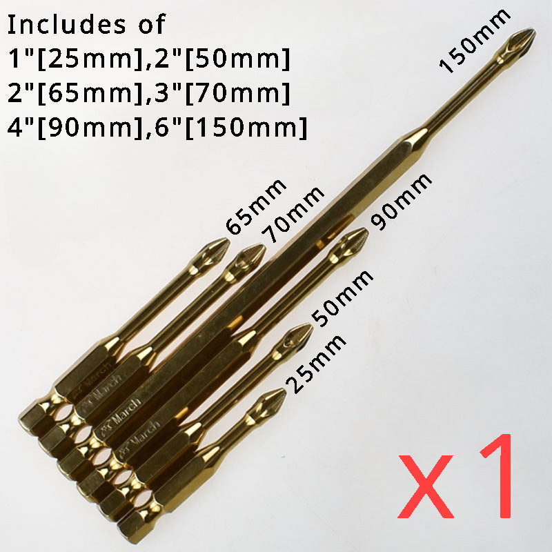 Maliben | Magnetic Screwdriver Bit(S3 Alloy Steel)
