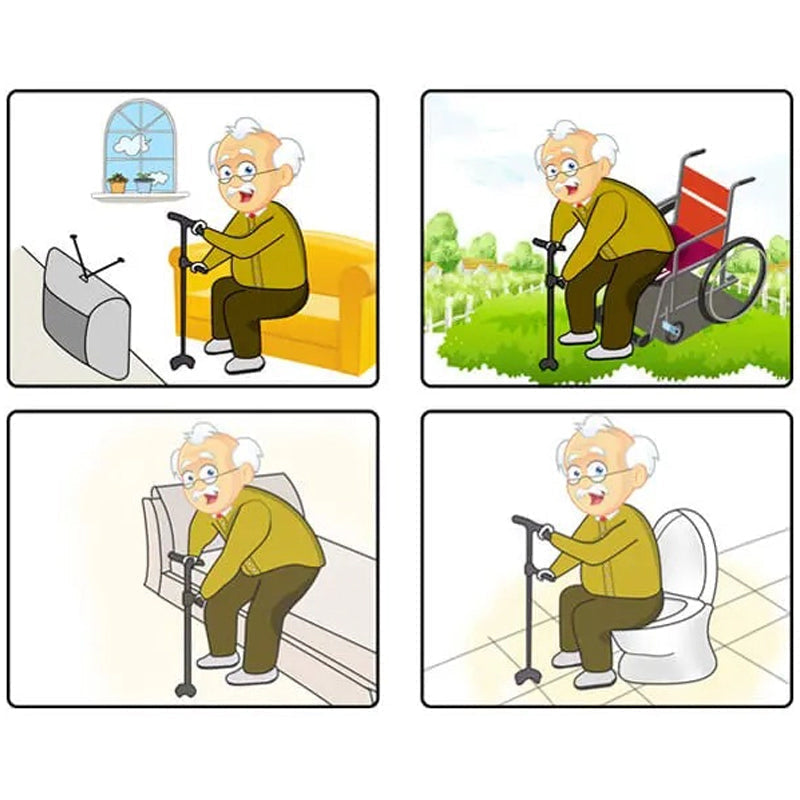 Maliben | Non-Slip Collapsible Walking Cane With Led Light