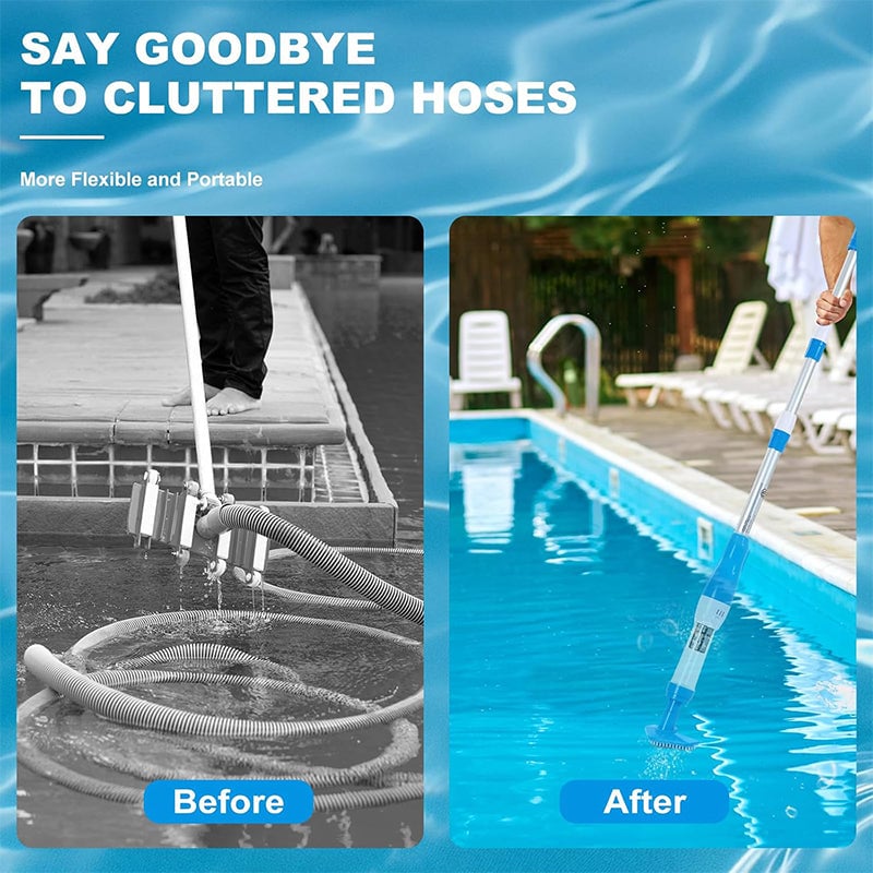 Maliben | Us Standard - 3in1cordless Rechargeable Powerful Motor Swimming Pool Vacuum Cleaner