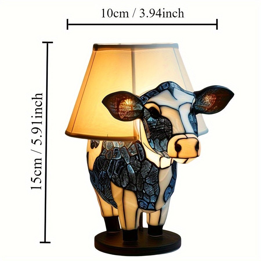 Maliben | Creative Cow Table Lamp - Light Up Your Nights - Unique Design - Soothing Atmosphere