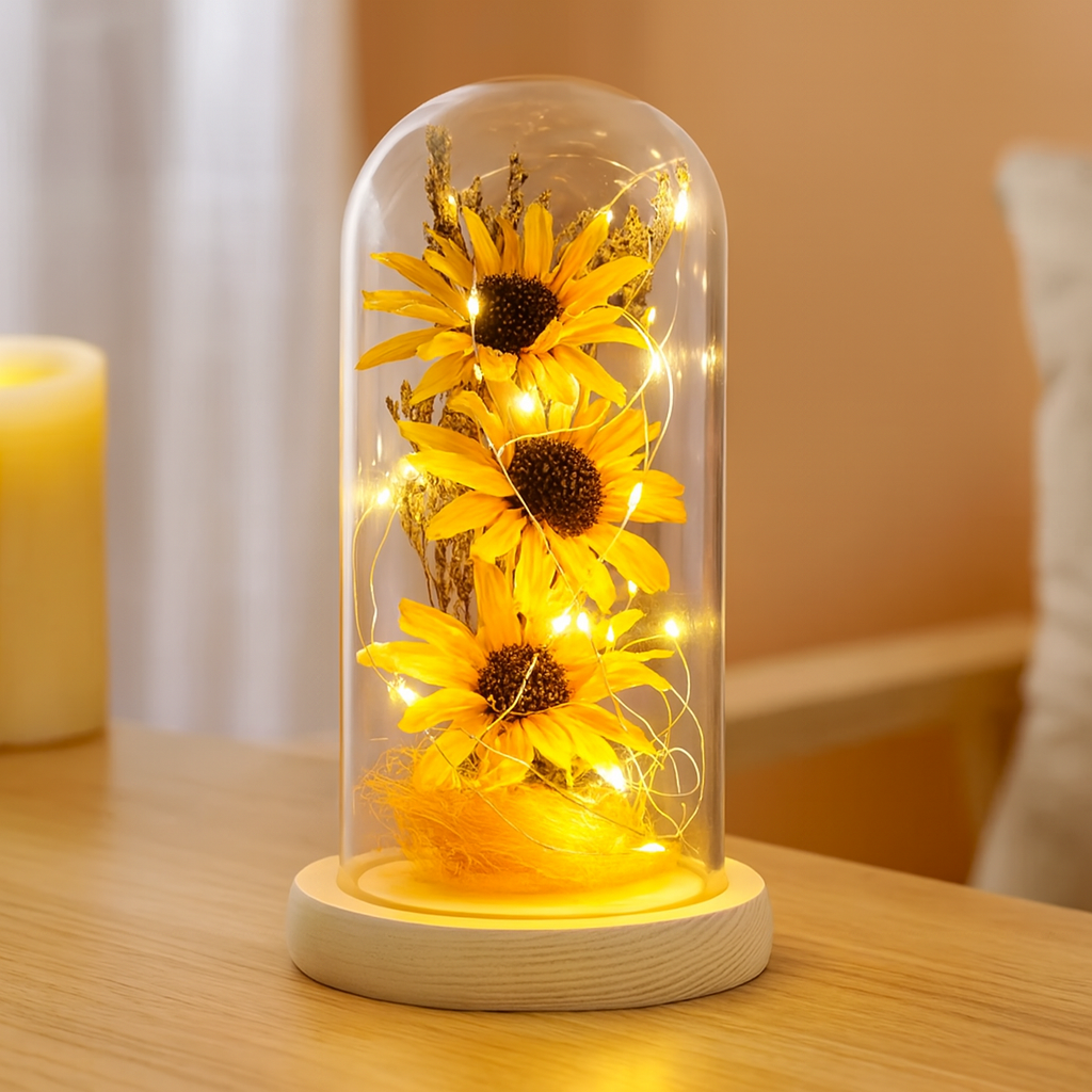 Maliben | Shinebloom - Comfortable Sunflower Lamp That Illuminates And Calms Every Room.