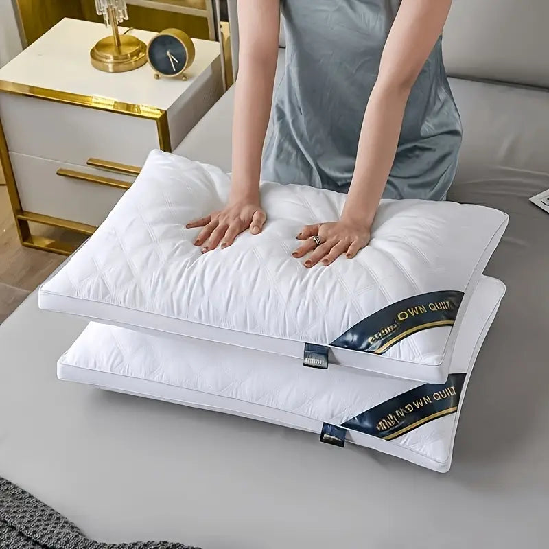 Maliben | Dreamrest - Set Of 2 Hypoallergenic 3d Pillows - Soft Cervical Support & Hotel Quality Sleep