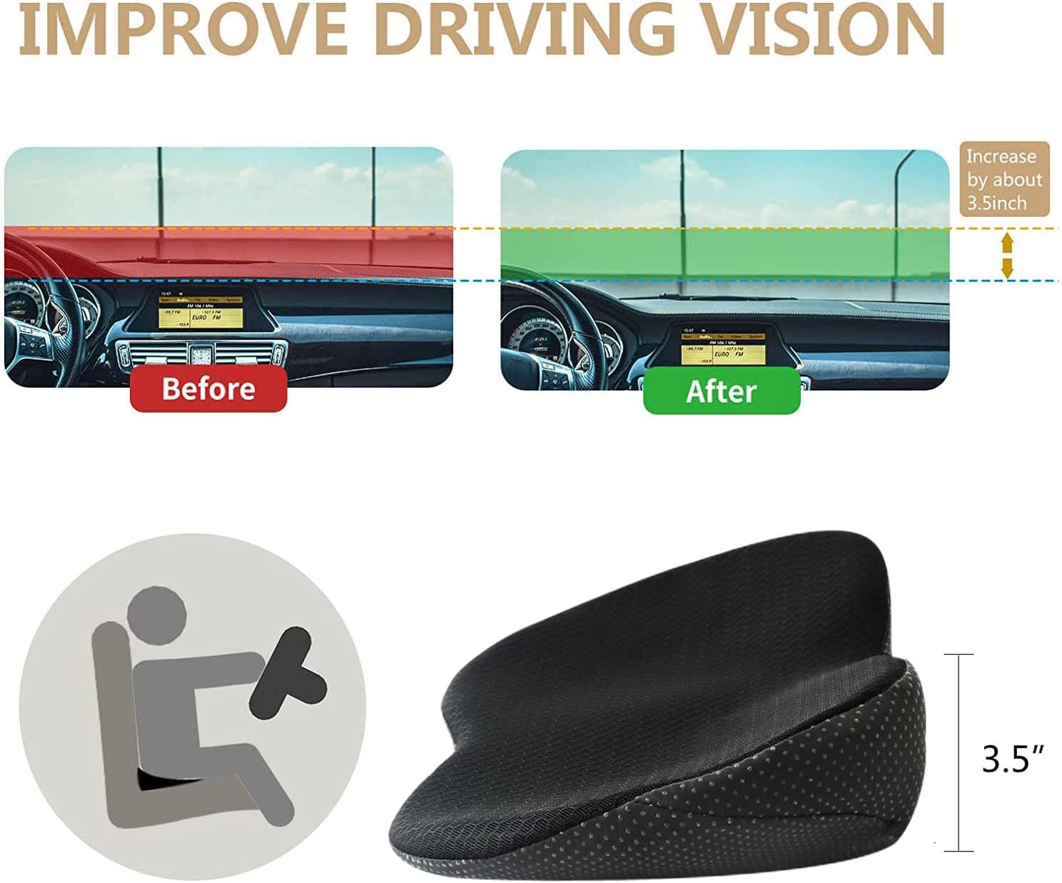 Maliben | Car Seat Cushion For Adults