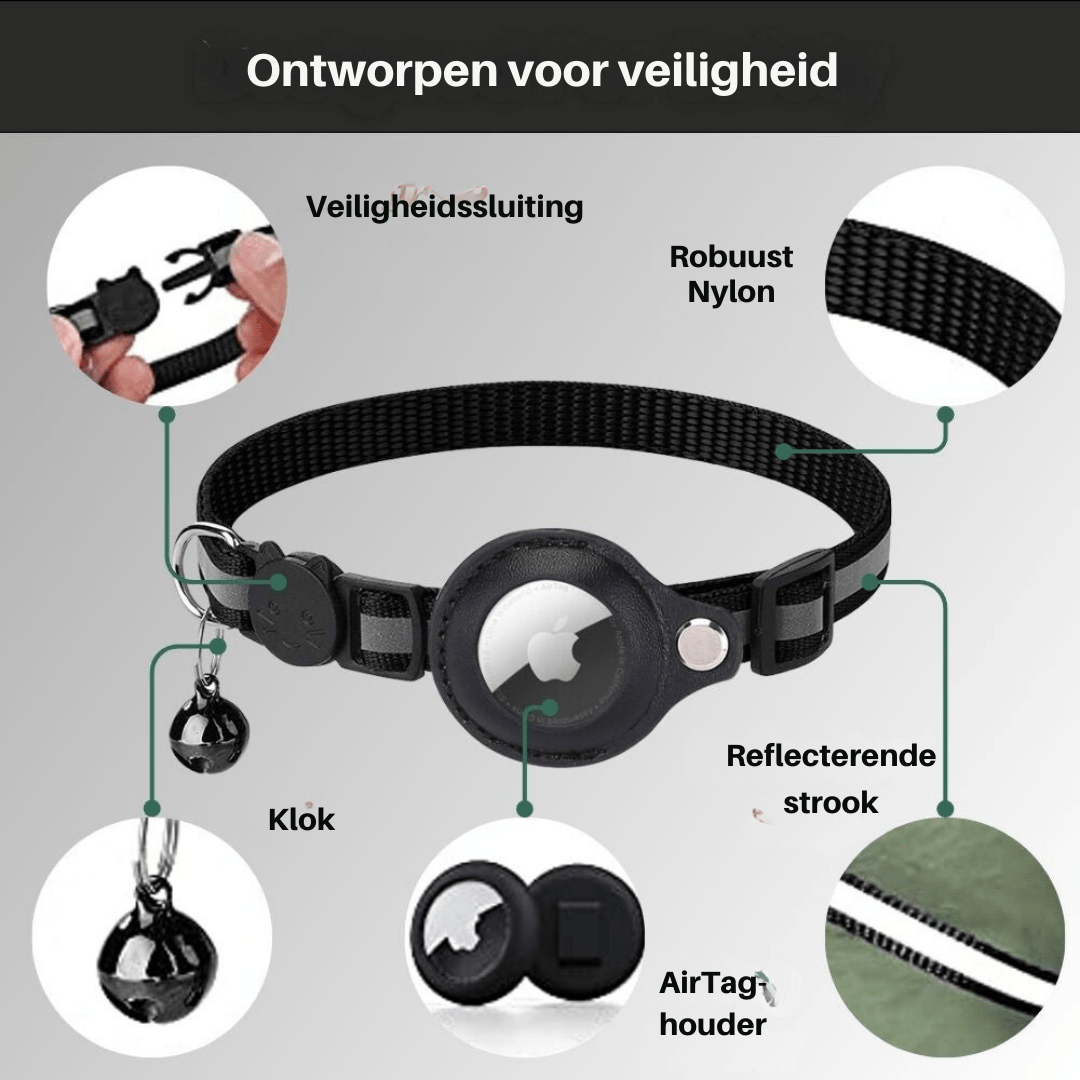 Maliben | CATSAFE TRACK – GPS tracker collar for safety & visibility in cats