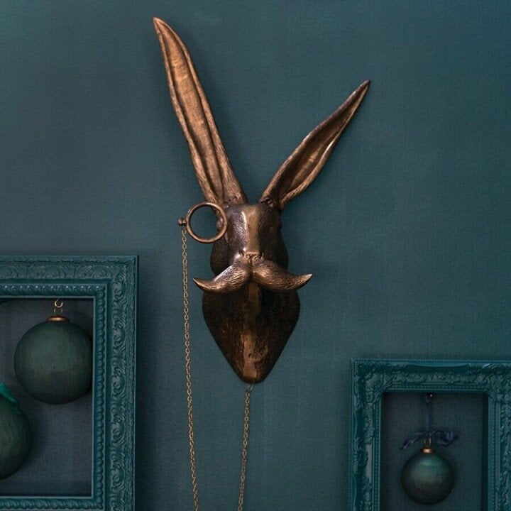 Maliben | Artbeest Animal Head Wall Decor – Hand-Painted Playful Figures Made Of Resin