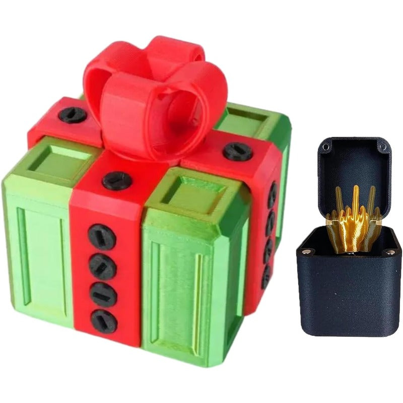 Maliben | Surprise Prank Gift Box Funny Middle Finger Switch Prank Toy