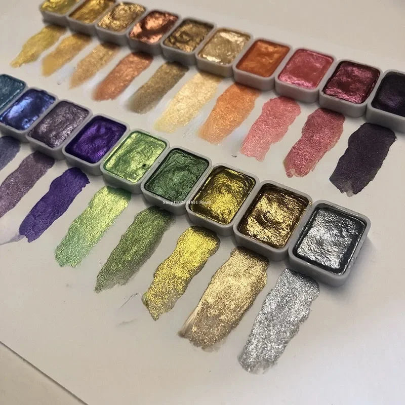Maliben VibrantaX Art Pigment Set — Vivid Colors for Painting