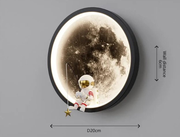 Maliben | Spacelume - Moon Led Wall Lamp