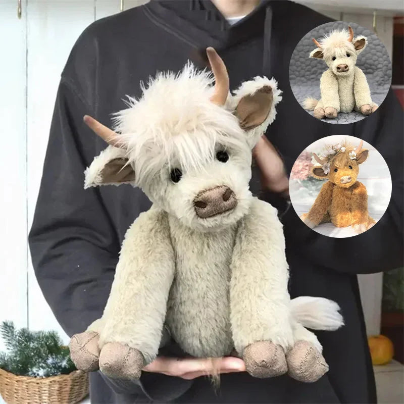 Maliben | Plush Cuddle Cushion Highland Cow Toy
