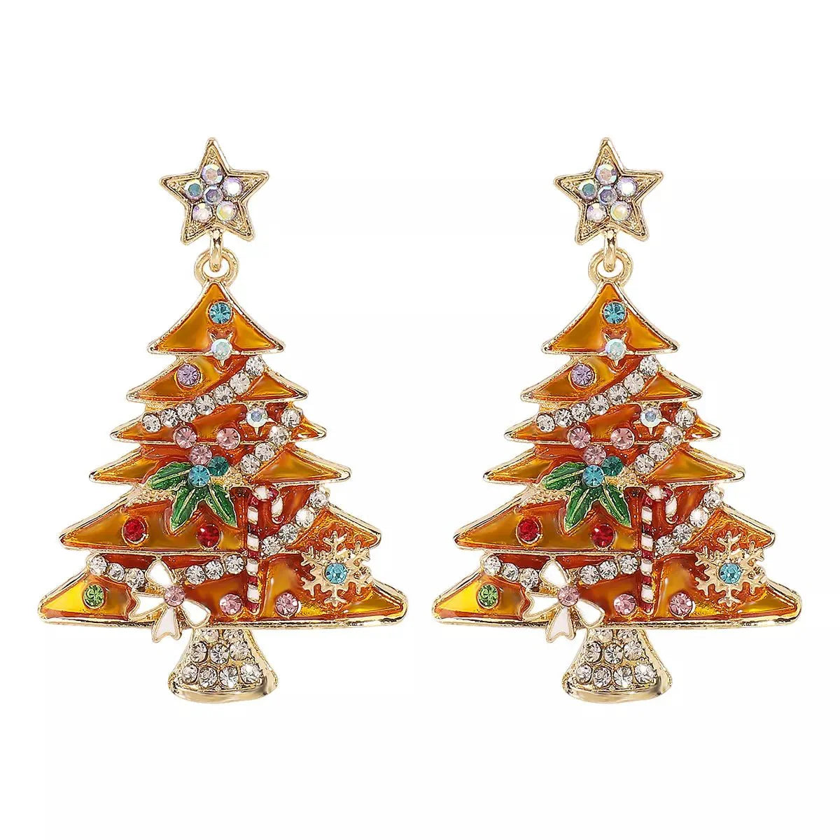 Maliben | Christmas Tree Dangle Earrings