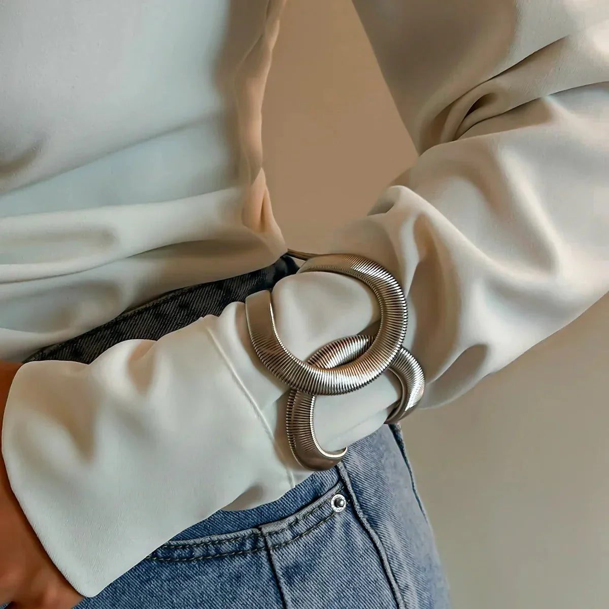 Maliben | Chunky Spiral Cuff Bracelet