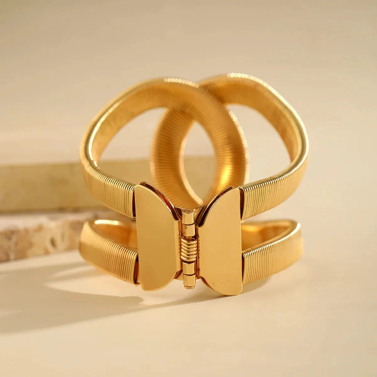 Maliben | Chunky Spiral Cuff Bracelet