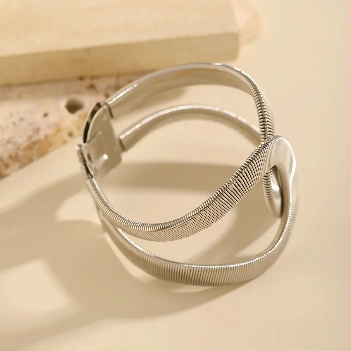 Maliben | Chunky Spiral Cuff Bracelet