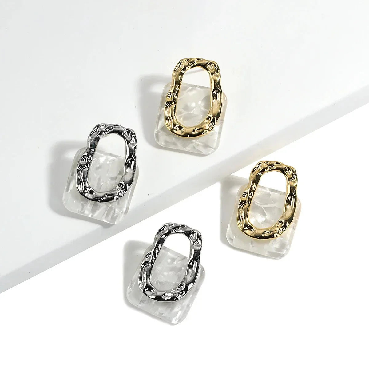 Maliben | Classy Geometric Square Earrings