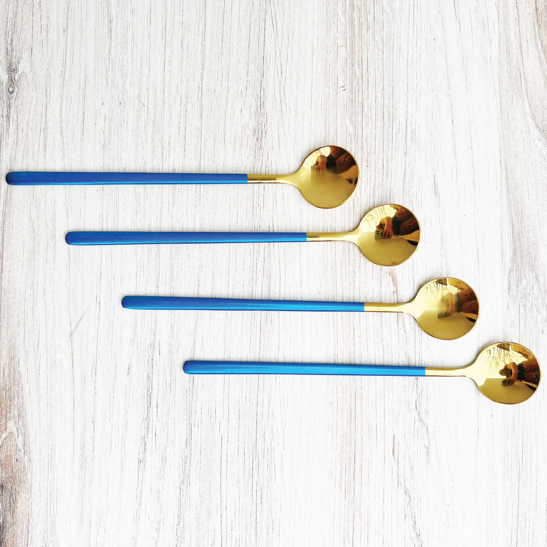 Maliben | Trendy Espresso & Dessert Spoon Set with 4 Pieces