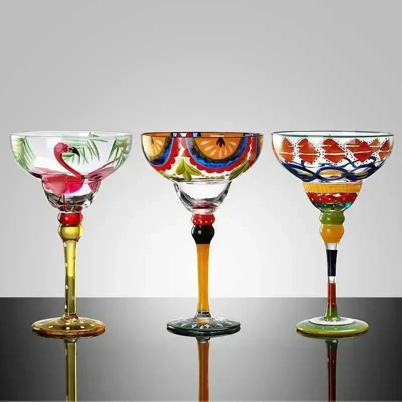 Maliben | Colorful Margarita Cocktail Glass