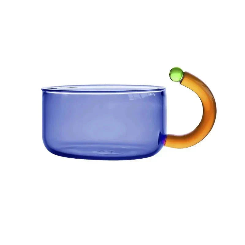 Maliben | Contrasting Color Glass Teapot Set – Stylish & Heat Resistant Design