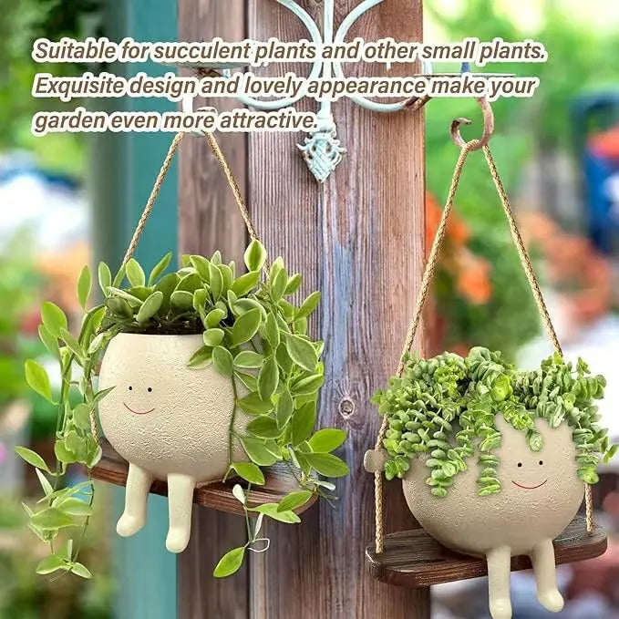 Maliben | Hanging Planter With Smiling Face