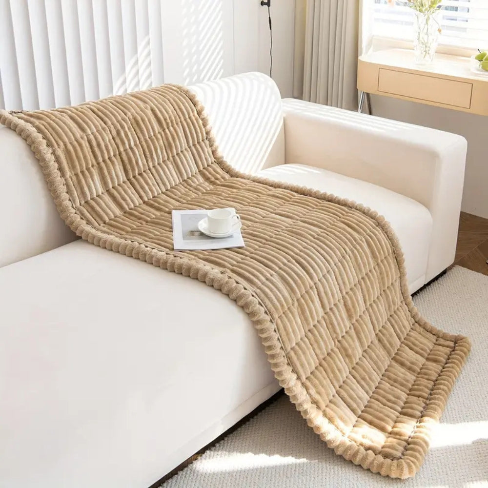 Maliben | Flannel Sofa Cover Quilted Design