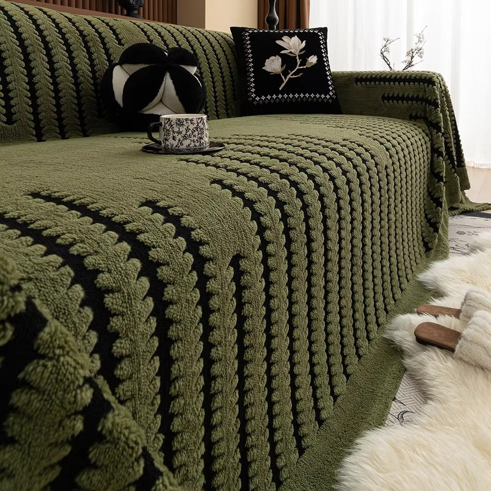 Maliben | Sofa Cover Vintage Tufted Microfibre Design