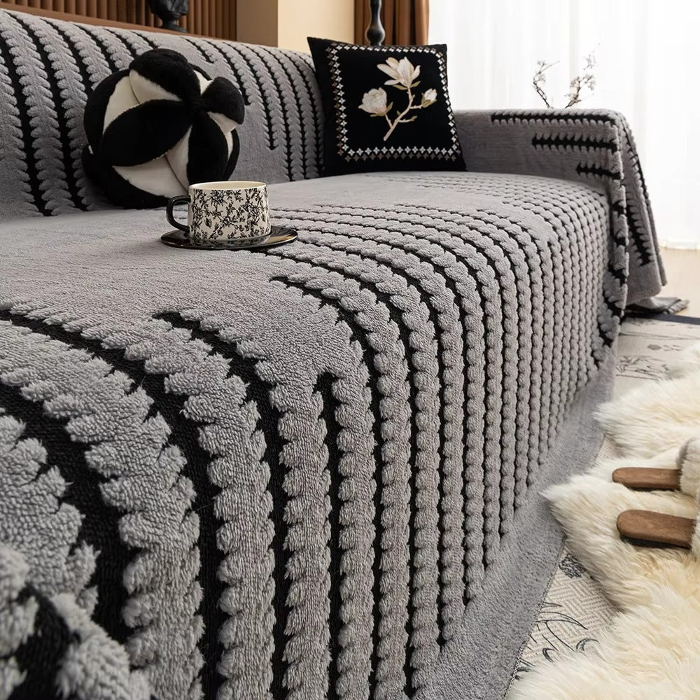 Maliben | Sofa Cover Vintage Tufted Microfibre Design