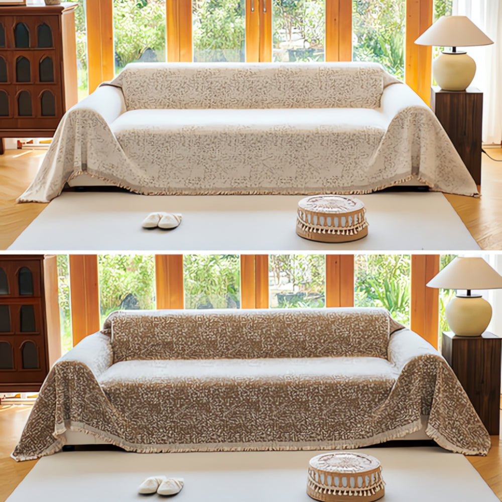 Maliben | CozyNest – Reversible Microfiber Sofa Cover, Non-Slip and Easy Care