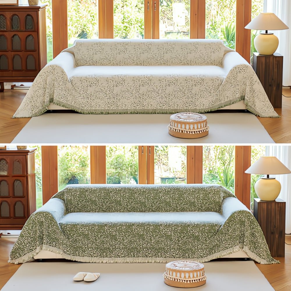 Maliben | CozyNest – Reversible Microfiber Sofa Cover, Non-Slip and Easy Care