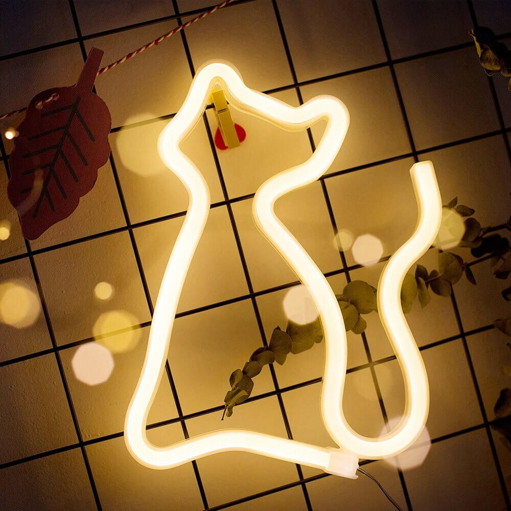 Maliben | Trendy Kitty Neon Lamp - Enchanting Lighting For Every Room