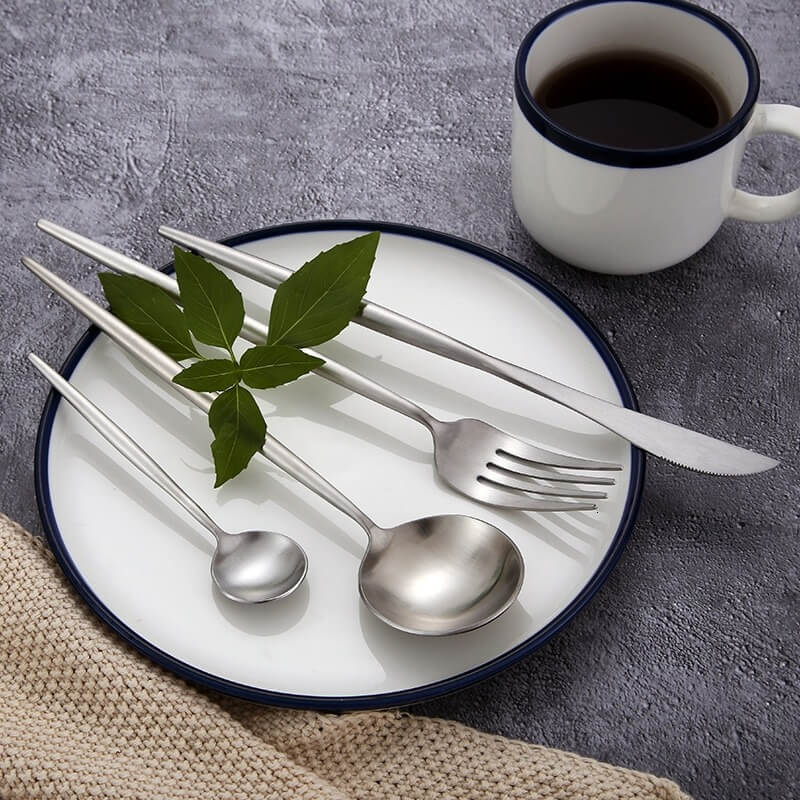 Maliben | Modern Silver Cutlery Utensil Set