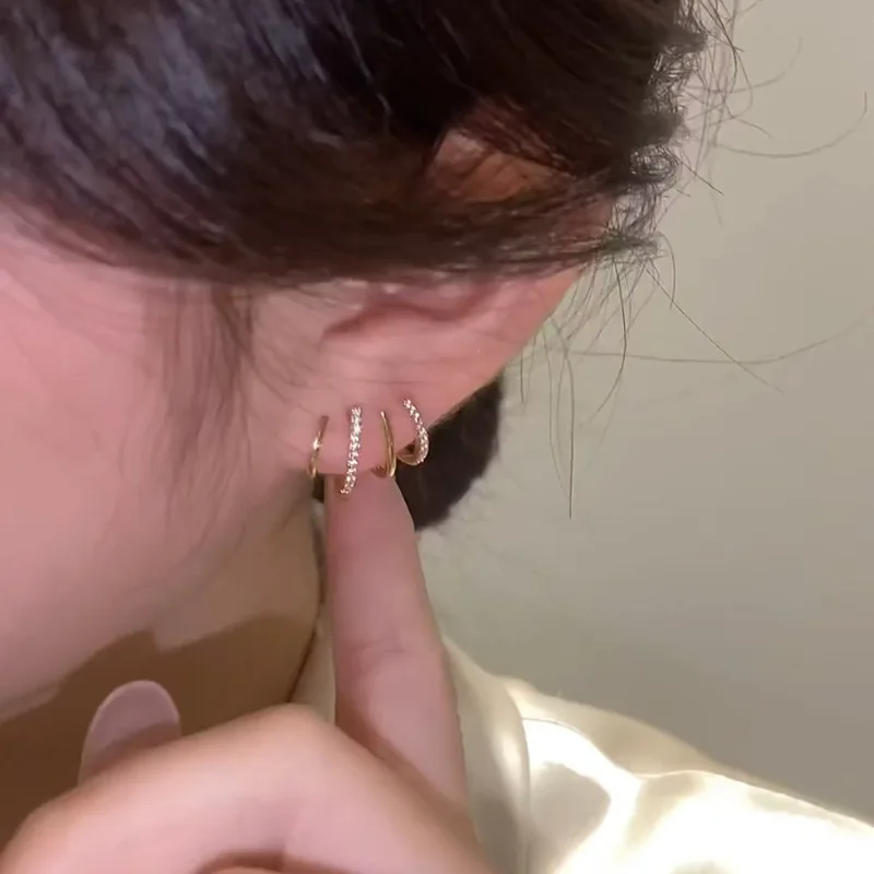 Maliben | Women’S Twist Earrings | Lightweight Statement Jewelry | Hypoallergenic Finish