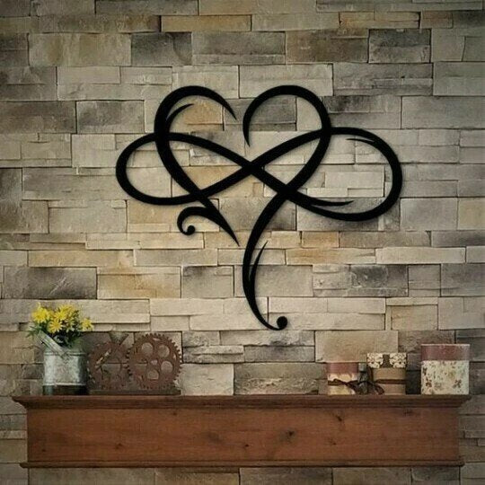 Endless Heart - Steel Wall Decoration Metal Wall Art