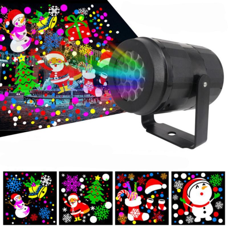 Maliben | Led Christmas Projector Snowflake Light Show – Waterproof Outdoor Lamp With 16 Patterns