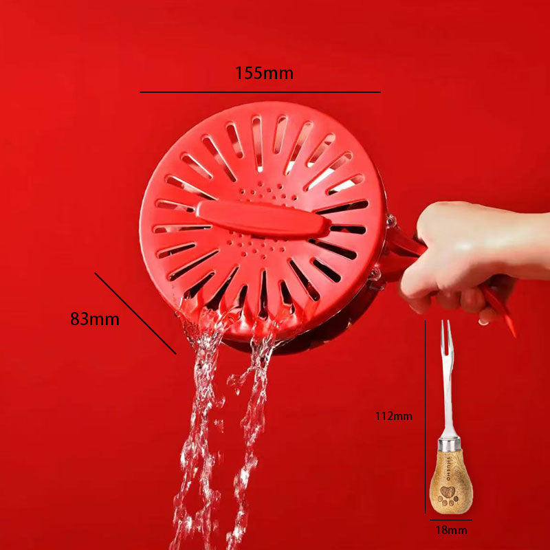 Maliben | Foldable Quick-Drain Basket With Rotating Lid