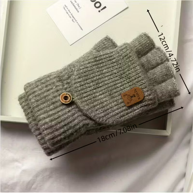 Maliben | Men's Winterpro Fingerless Gloves – Thick, Warm And Comfortable