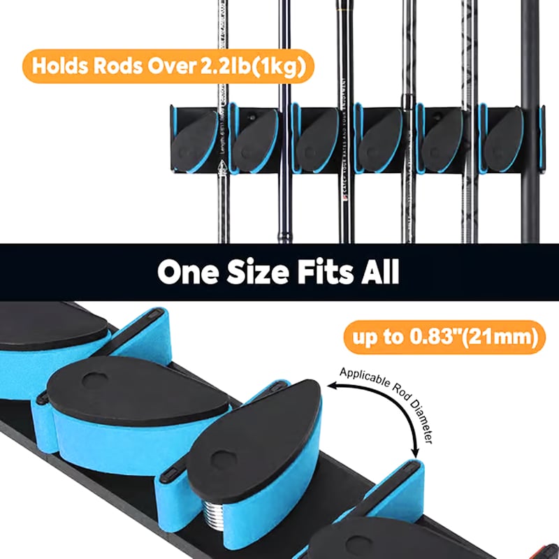 Maliben | Rodrack Max – Finally Store Your Fishing Rods Neatly