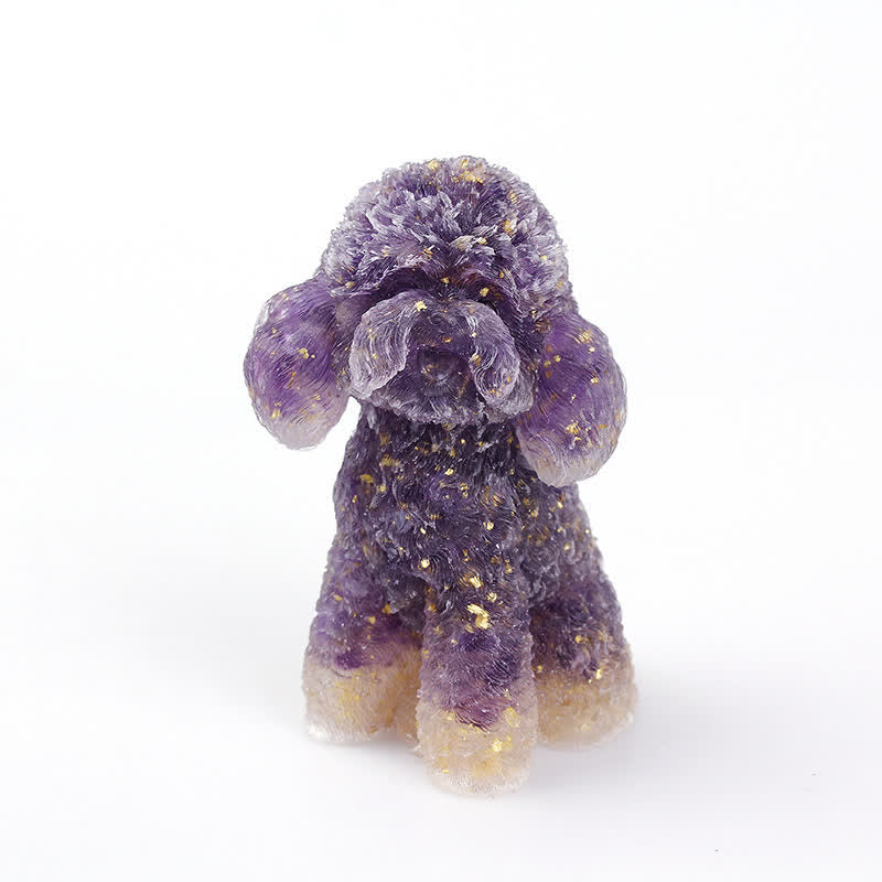 Maliben | Natural Crystal Poodle Gemstone Decoration