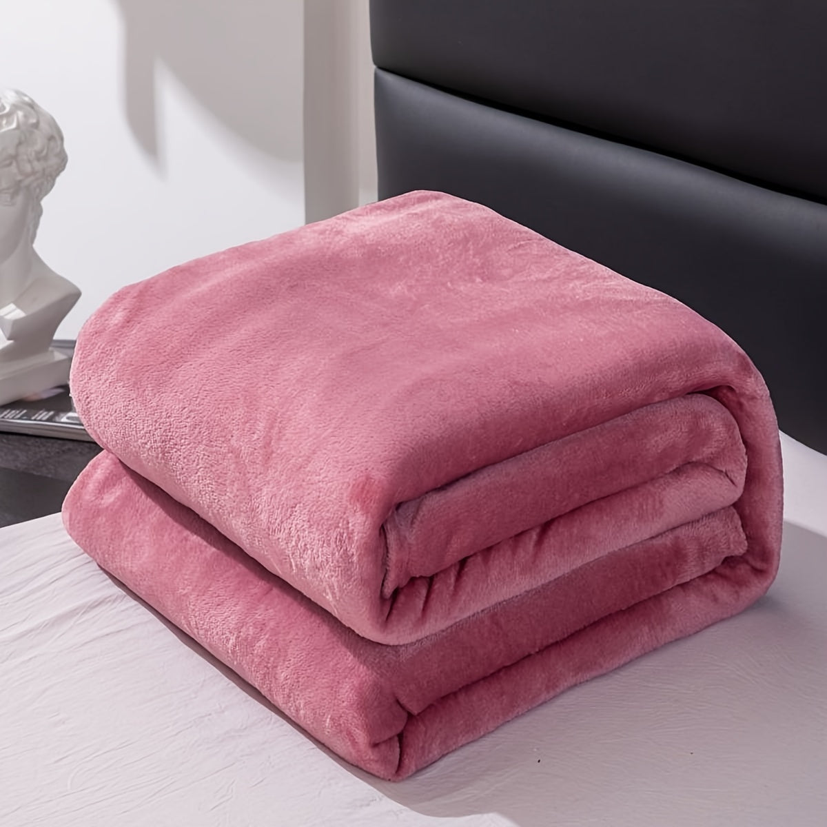 Maliben | Gray Flannel Blanket: Luxury ComFort for Every Season