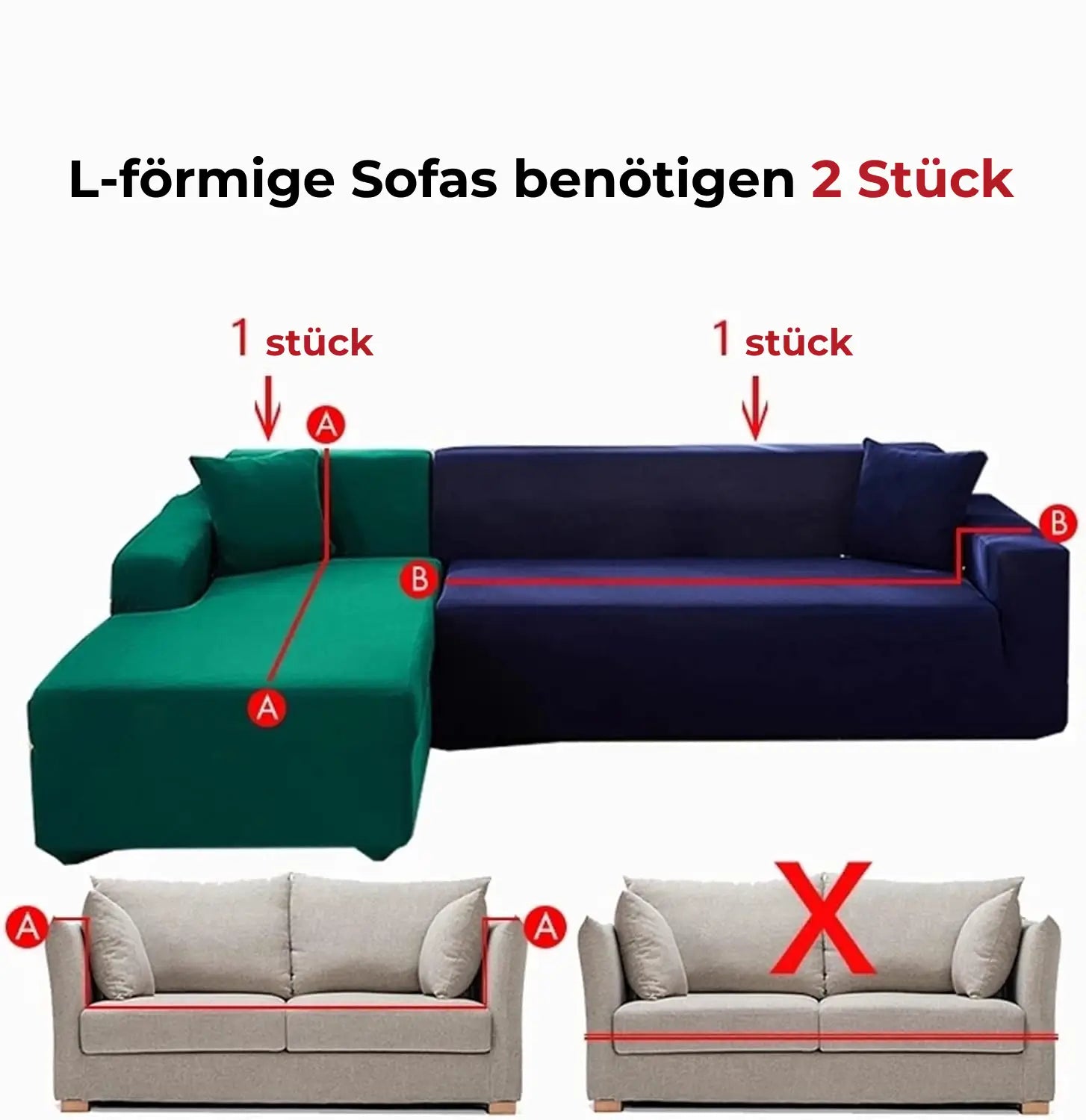 Maliben | SofaGuard™ | Elastic Velvet Sofa Cover that Saves You Money